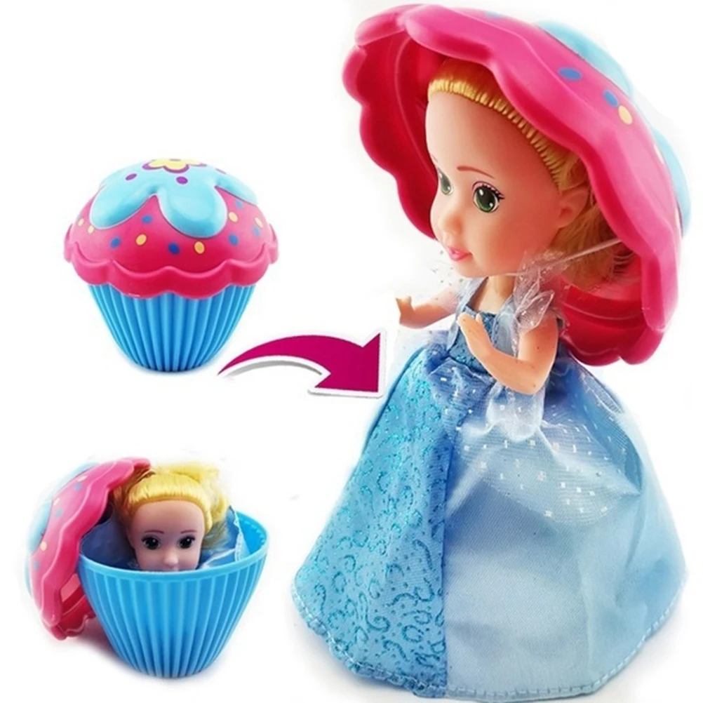Кукольный игровой домик для кукол детский игрушечный торт мини кукла сюрприз
