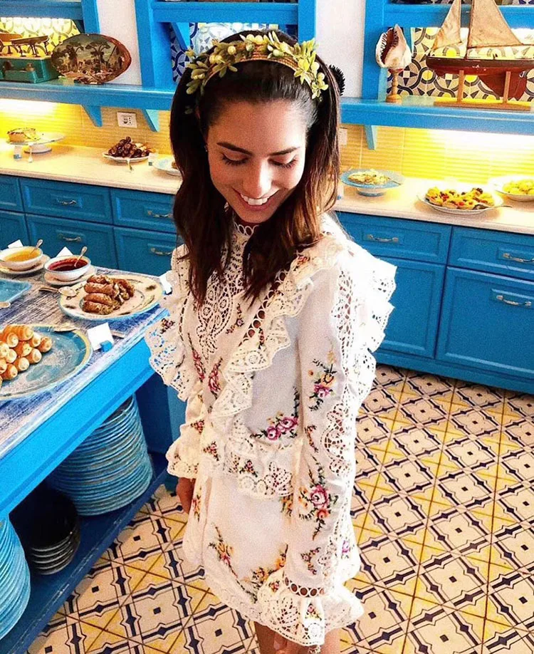 Дизайнерская Осенняя Высококачественная Конопля с расклешенными рукавами