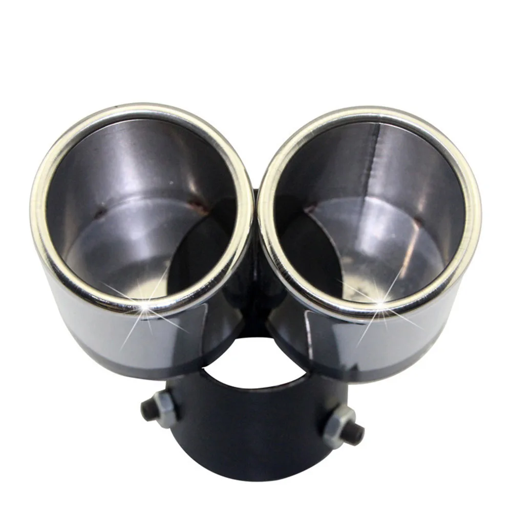 Автомобильный круглый изогнутый глушитель выхлопной трубы наконечник из