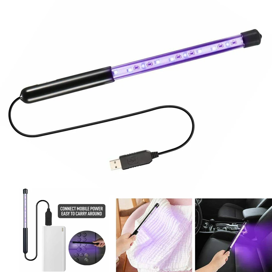 Портативный СВЕТОДИОДНЫЙ УФ дезинфекционный светильник ручной УФС стерилизатор