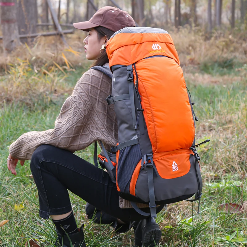 

60/65L Tactical Backpack Outdoor Sports Climbing Bag Waterproof Hiking Camping Backpack Travel Rucksack Mountaineering Bag