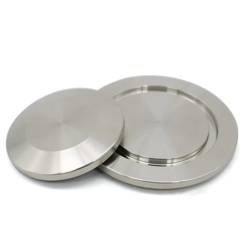 

304 Stainless Steel KF Vacuum Flange Blind Plate Blank Blind Flange for Solid End Cap Flange Baffle Plate Vacuum Flange Fitting