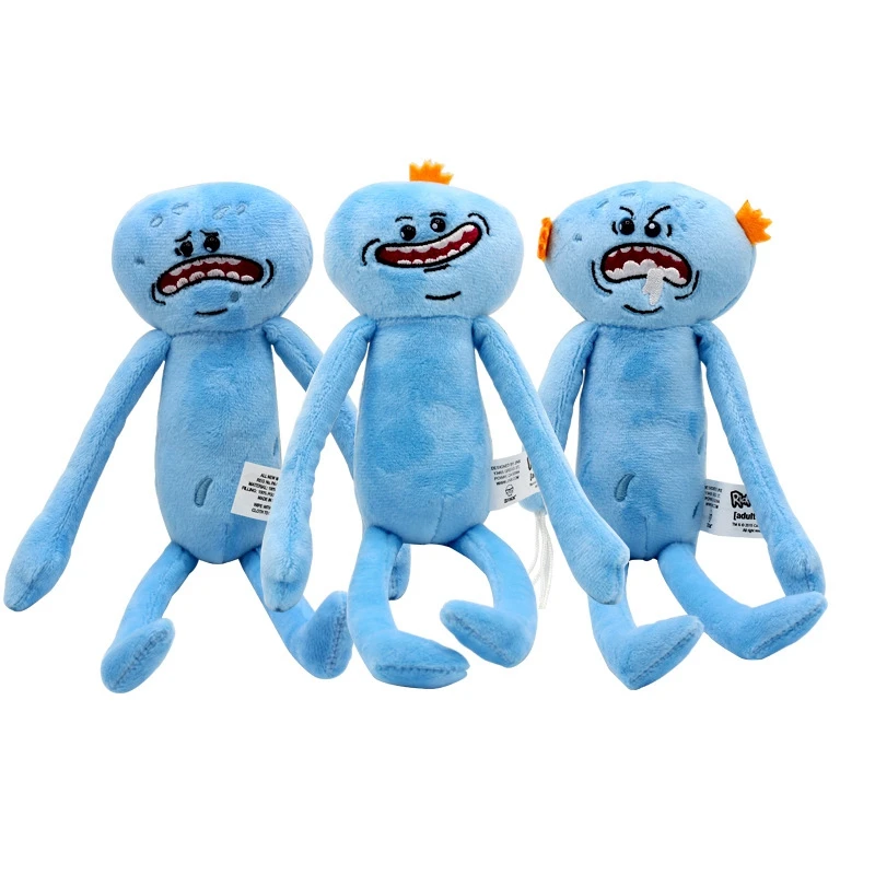 18 см аниме маринованный человек огурец Mr.meeseeks грустная счастливая плюшевая