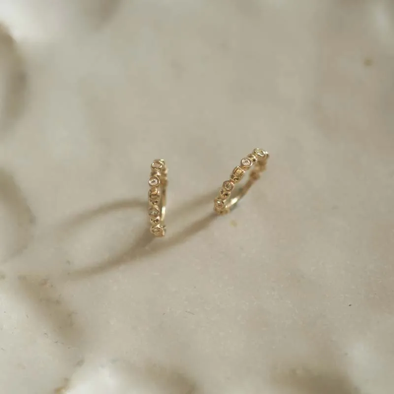 Серьги гвоздики из твердого золота с кристаллами 9 к|Серьги-гвоздики| |