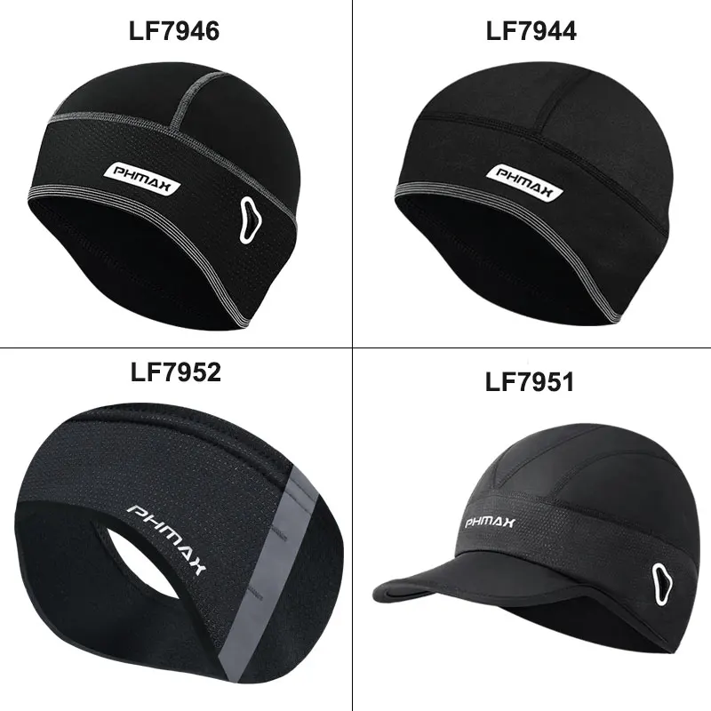 

PHMAX Fleece Ski Cap Winter Thermal Cycling Cap MTB Bike Cycling Helmet Hat Skiing Headband Running Riding Motorcycle Headwear