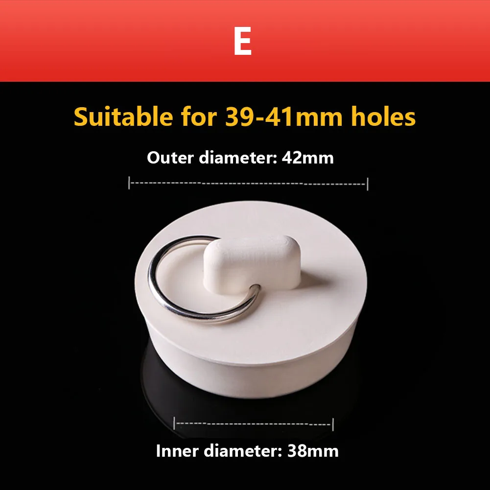 

1pcs Drain Stopper For Bathtub Plugs Replacement Rubber Plug Stain-proof