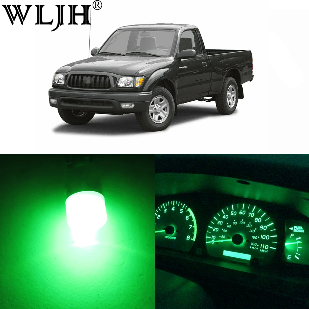 

WLJH 30x Instrument Panel Cluster Gauge Speedometer Tachometer Cluster Full LED Light Conversion Kit for Toyota Tacoma 1995-2004