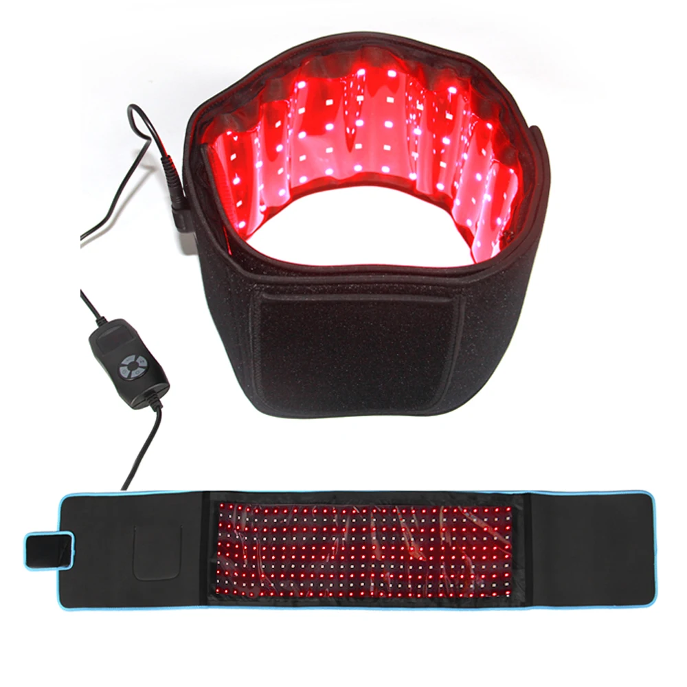 

2021 New 660nm LED Red Light And 850nm Near-Infrared Light to Relieve Muscle Pain Exercise Weight Loss Red Light Therapy Belt