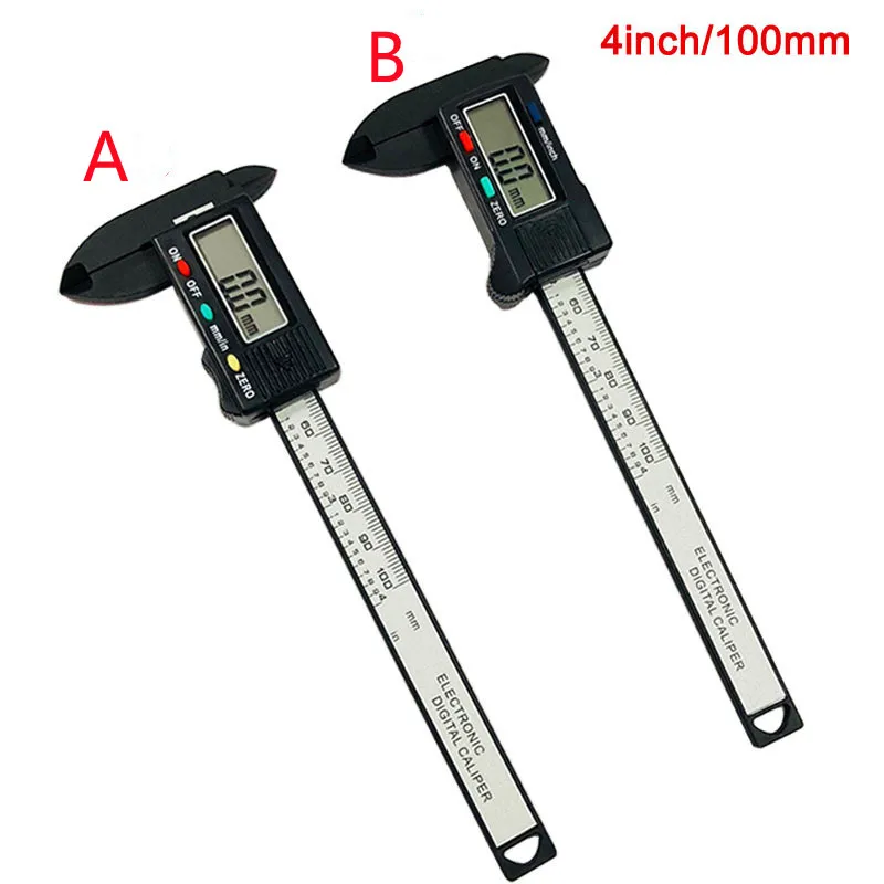 

0-100mm LCD Electronic Digital Vernier Caliper Gauge Measuring Tool Woodworking Measuring Tools for Jewelry Measurement Ruler