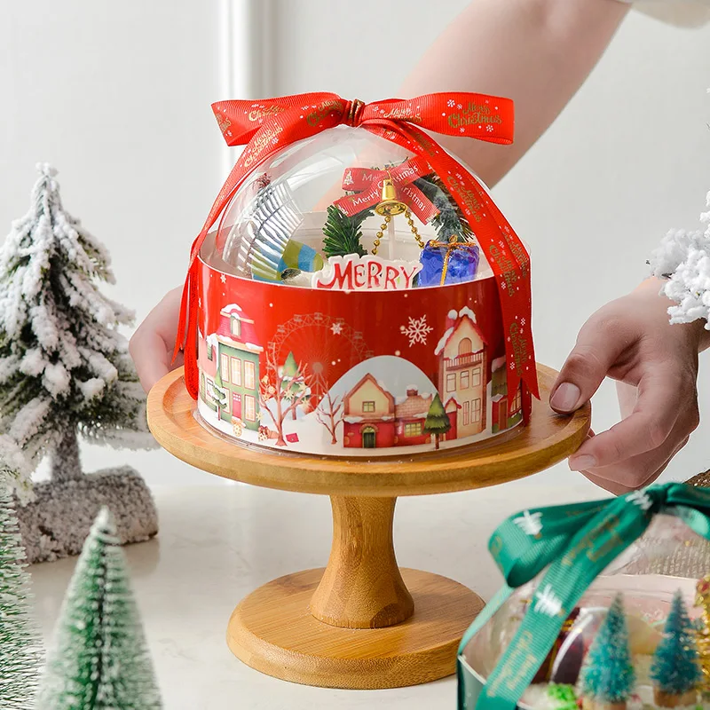 

10pcs High quality creative cake box small gift boxes packaging mousse dessert cups ice cream cup party favors Christmas boxes