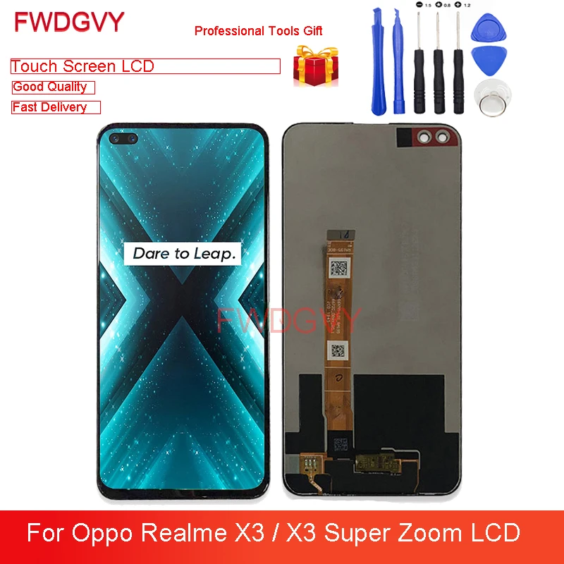 

ЖК-дисплей для Oppo Realme X3 / X3 Super Zoom RMX2086, 6,6 дюйма