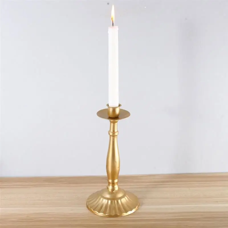 Golden 3 Heads Candlestick Stand Wedding Dinning Table Decorative Candlelight Dinner Candle Holder Ornament | Дом и сад