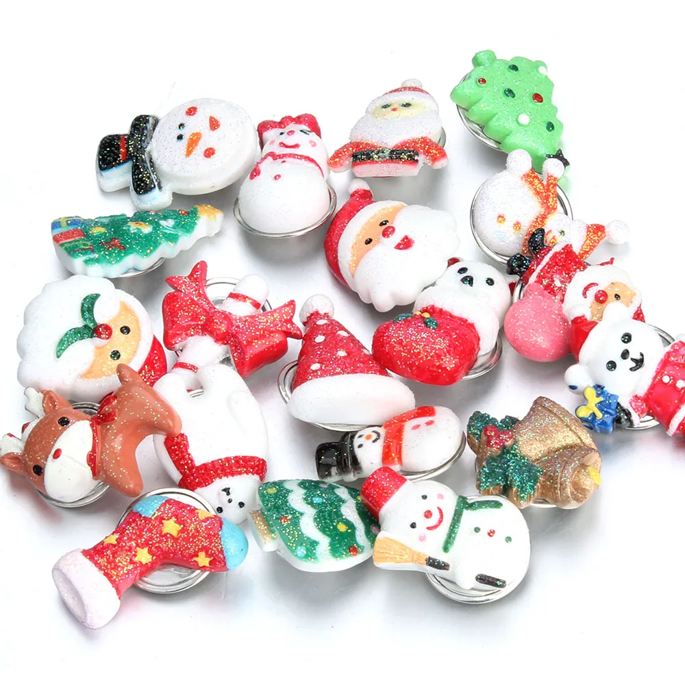 6pcs/lot Christmas Snap Button Tree of Life 18mm Charms for Bracelet Jewelry DIY Accessories ZD105 | Украшения и аксессуары
