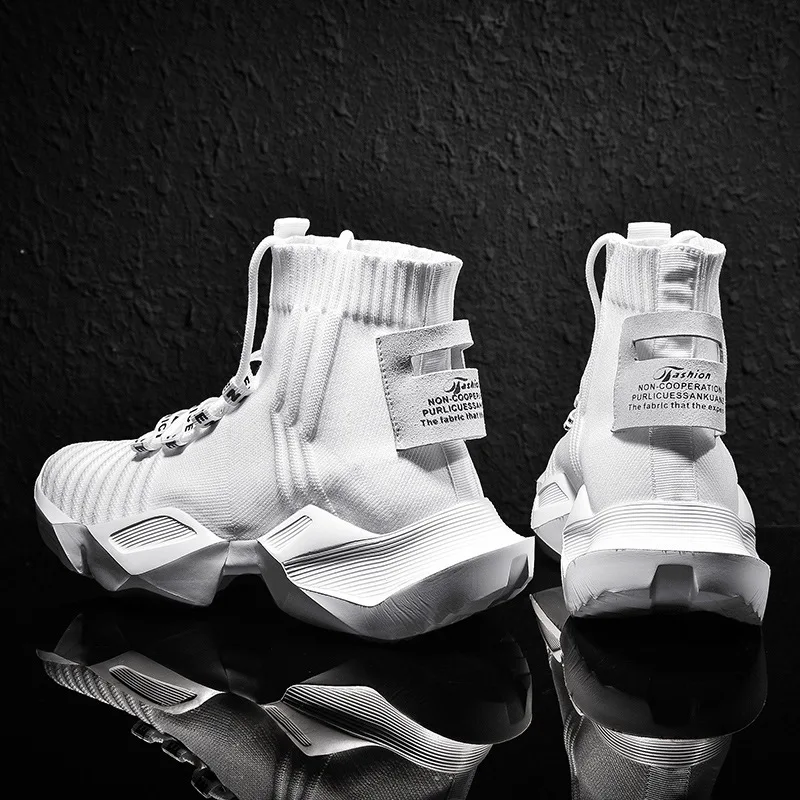 

Spring Hot Sale Net Red Socks Boots Old Shoes Men's Sports Casual Shoes Lightweight Breathable Socks Shoes Men's Socks and Boots