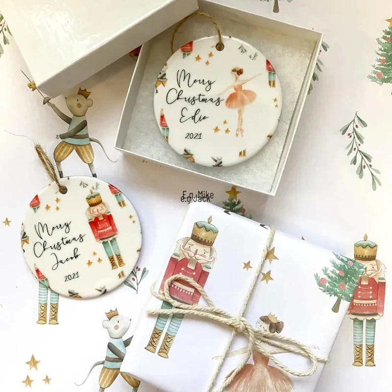 

Nutcracker Christmas Pendant Christmas Wedding Decoration Cute Fairy Home Living Room Holiday Party Supplies Romantic Diy Gifts