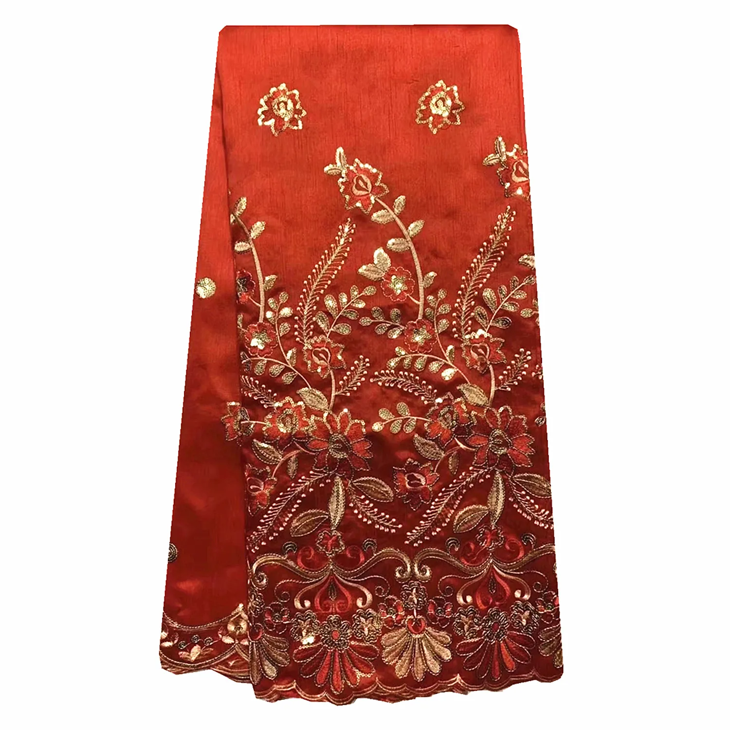 5 ярдов новейший фиолетовый дизайн блестки кружевные вышитые George нигерийская