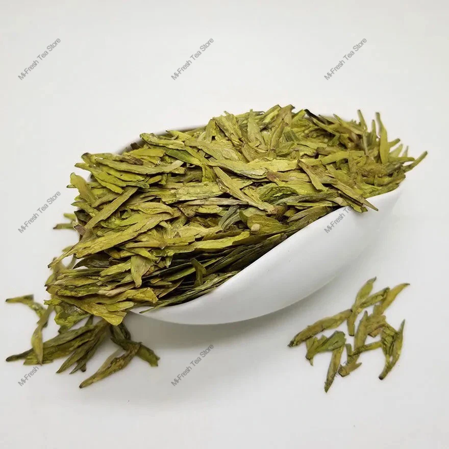 

2021 Spring 6A Top Quality Dragon Well Green-Tea Dragon Well -Tea for health care Tender Aroma Free Shipping 250g