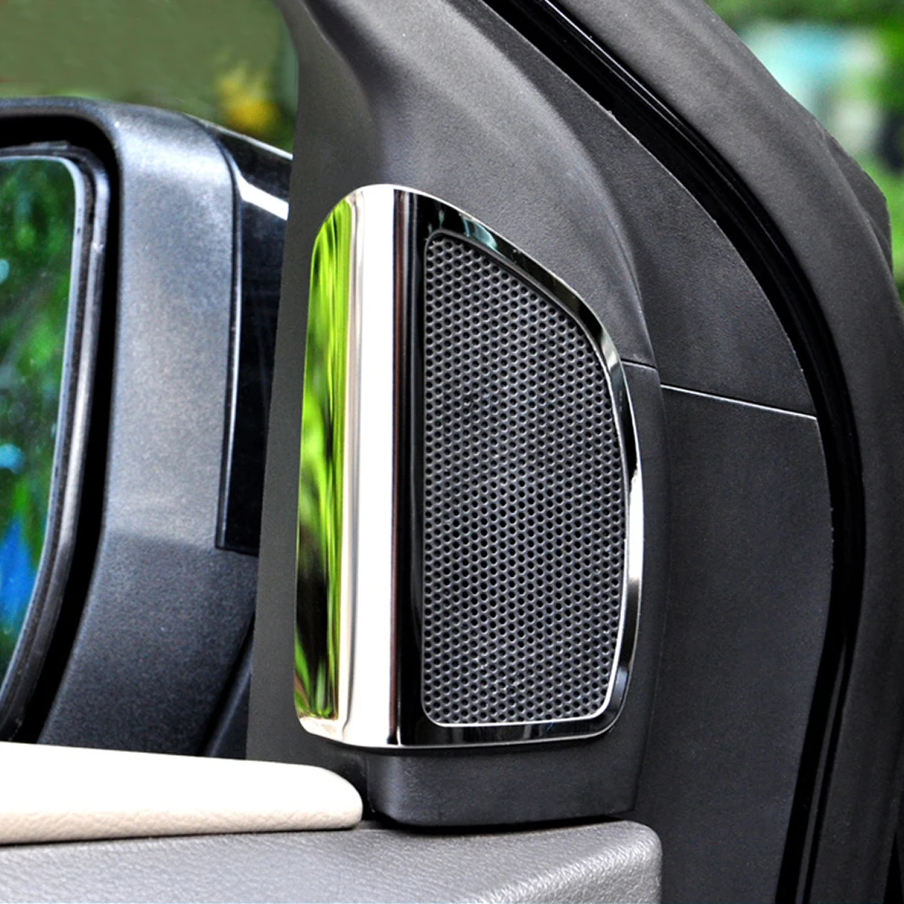 Автомобильный Стайлинг наклейка из нержавеющей стали с блестками на