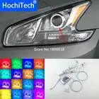 Суперяркий, 7 цветов, RGB комплект светодиодов глаза ангела, с пультом дистанционного управления, для автомобилей Nissan Maxima 2010, 2011, 2012