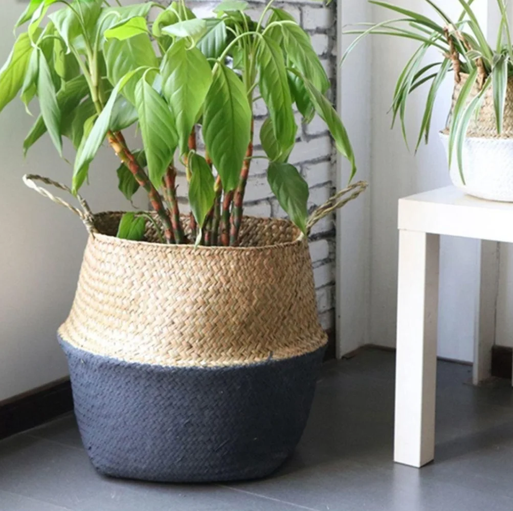 Складная корзина для живота ручной работы с ручками|Корзины хранения| |