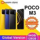 Смартфон POCO M3 Xiaomi, 4 Гб 64 Гб 128 ГБ, экран Глобальная версия дюйма, Восьмиядерный процессор Snapdragon 662, 6000 мАч, камера 48 МП, быстрая зарядка 18 Вт