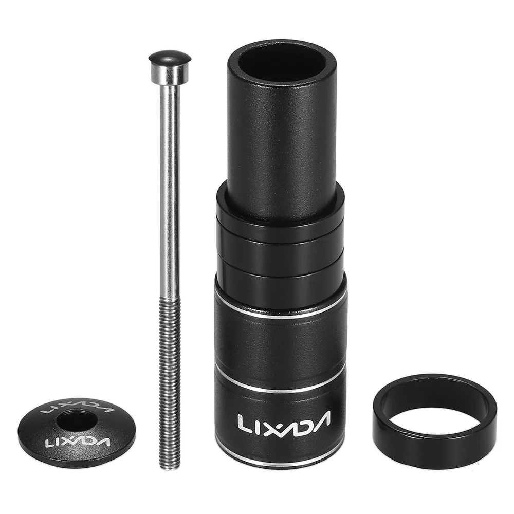 Lixada Велосипедная вилка подъемный стержень из алюминиевого сплава удлинитель для