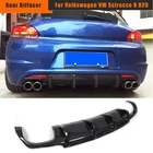 Задний диффузор для VW Scirocco R R20 наборы для бампера, 2009, 2010, 2011, 2012, 2013, углеродное волокно, 2014