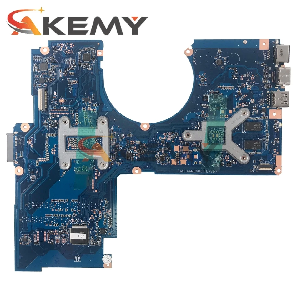 Bestellen Akemy 856227-601 DAG34AMB6D0 Mainboard Für HP Pavilion 15-AU 15T-AU Notebook Motherboard 940MX 2GB I7-6500U Vollständig Getestet