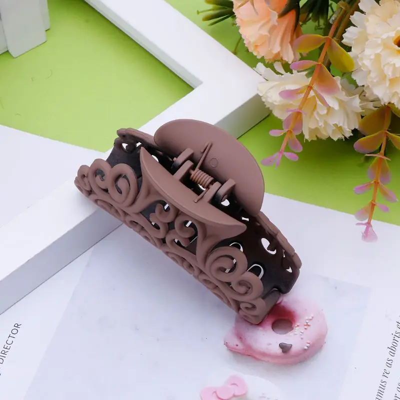 Новое поступление зажимы для волос большого размера женщин пластиковые головные