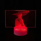 Уникальные люминесцентные игра 3D изображение лампы Delineascope смартфон Управление база Alcina Dimitrescu пикантные светильник Женственная Дамская обувь женские светильник