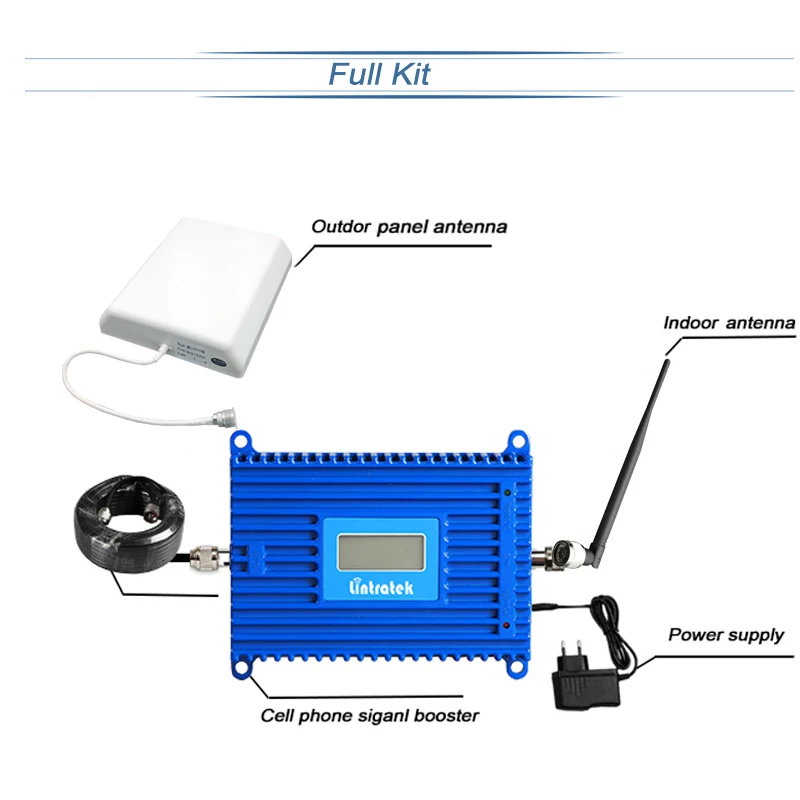 

Lintratek Mobile Signal Booster 800 850 1700 1900MHz Repeater LTE GSM WCDMA Amplifier Band 20 Mobile Signal Booster #40