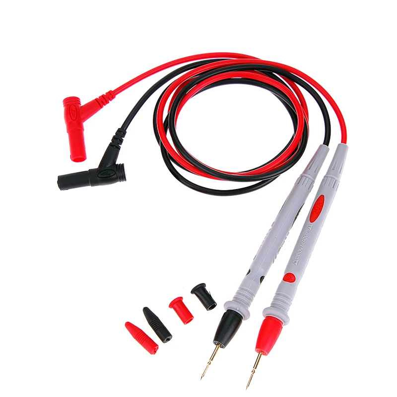 

Multimeter Test Leads 2PCS 1000V/20A 10A Multimeter Probes 1M Plug To Probes Multimeter Leads Heavy Duty Multimeter Probe Cables