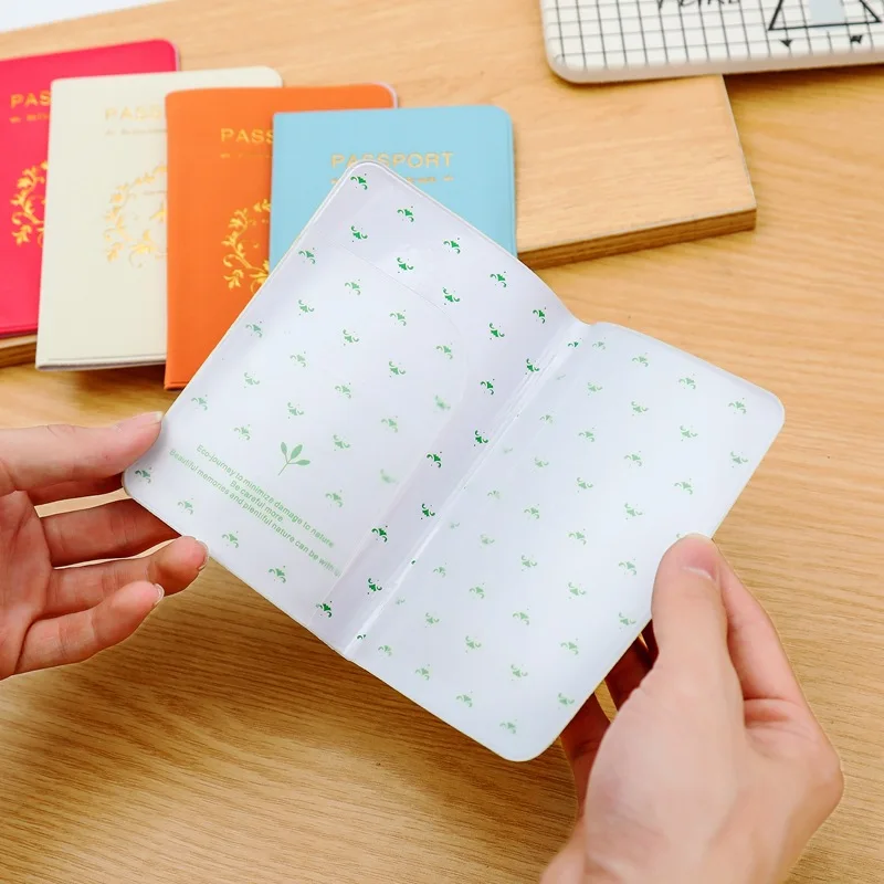 1 шт. водонепроницаемый чехол для паспорта и карт карамельных цветов|Держатели