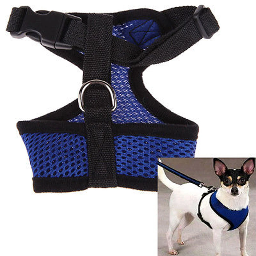 

Pet Dog Reflective Harness Leash Pet Control Harness Collar Safety Strap Mesh Vest For Dog Puppy Cat Supplies Adjustable Harness