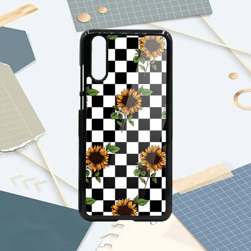 

Checkerboard Plaid Checkered pattern Phone Case PC For Samsung galaxy S note 8 9 20 10 e lite2019 plus pro ultra