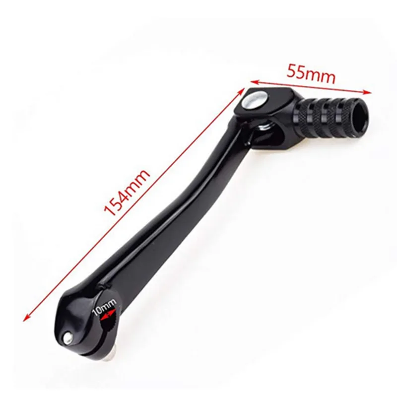 Motorcycle Bicycle Folding Gear Shift Shifter Lever CNC Aluminum Black Universal |