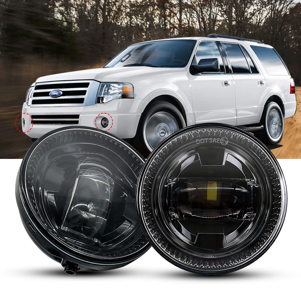 

Round LED Fog Lights Car accessories led f150 fog light round fog lights for Expedition 2007-2015 Ranger 2008-2011 Flyaurora
