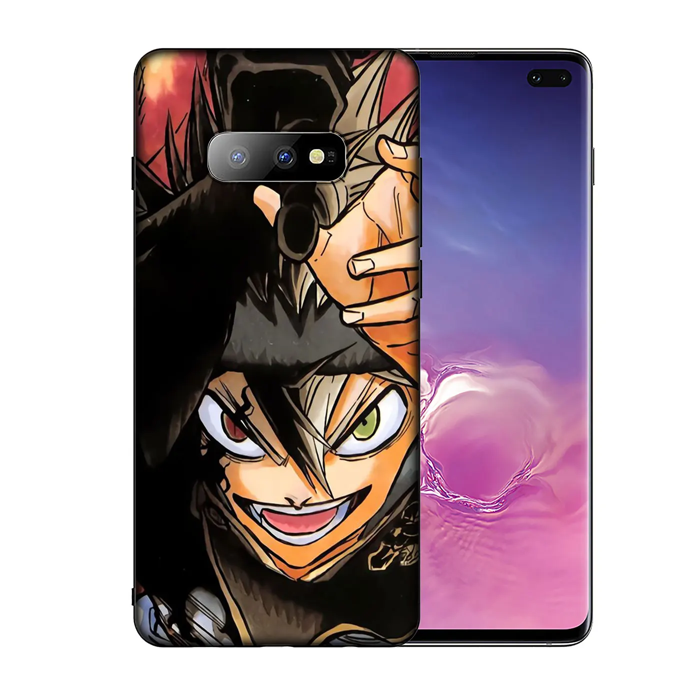 IYICAO anime BlackClover Asta Soft Silicone Phone Case for Samsung Galaxy S20 Ultra S10e S9 S8 Plus S6 S7 Edge S10 Lite Cover | Мобильные