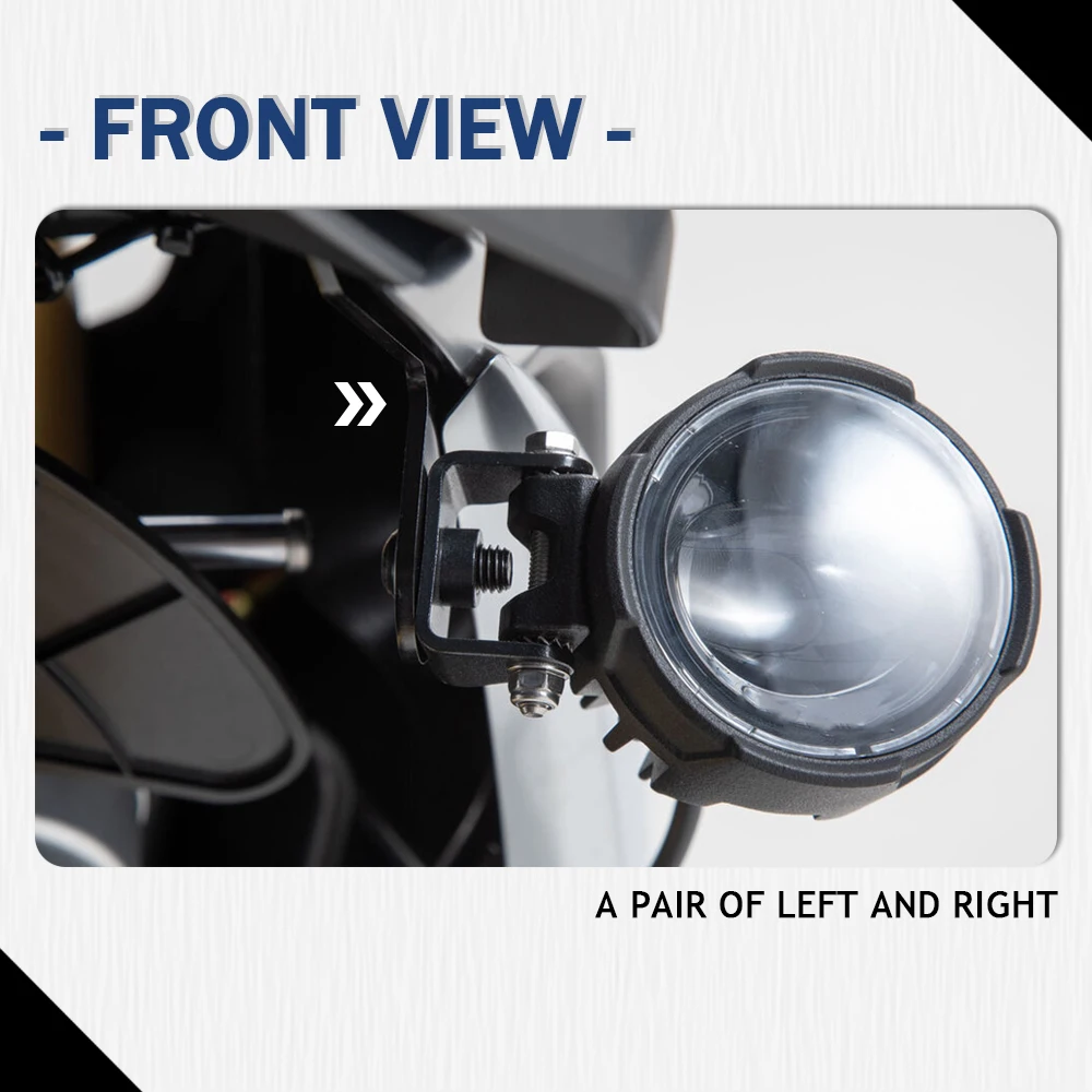 Фото НОВЫЙ F 750 GS F 800 GS мотоциклетный противотуманный фонарь, кронштейн для прожектора, держатель точечного светильника для BMW F750GS F850GS 2017-2024 F800GS 2023 №3
