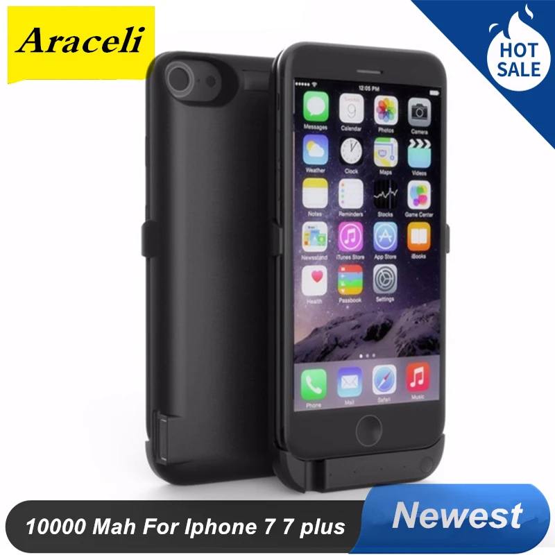 Чехол с аккумулятором для Apple Iphone 7 iphone plus 10000 мАч внешний смарт чехол зарядным