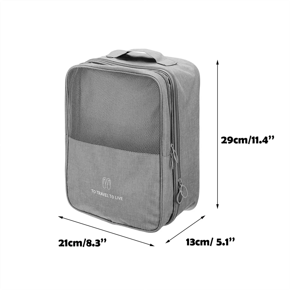 Уличная дорожная коробка для обуви хранения подходит походов с двусторонней