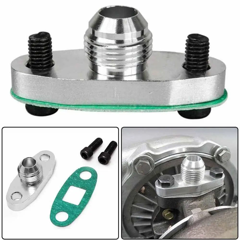 Для слив масла из турбины Выходной фланец комплект адаптера прокладки 10AN 10 AN