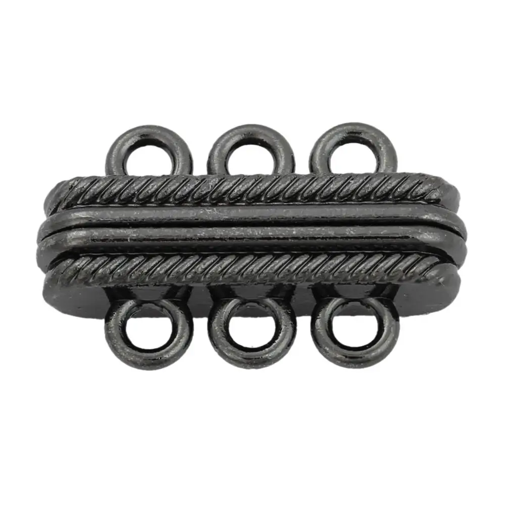 DoreenBeads 2 шт. магнитные застежки прямоугольный золотой цветок для