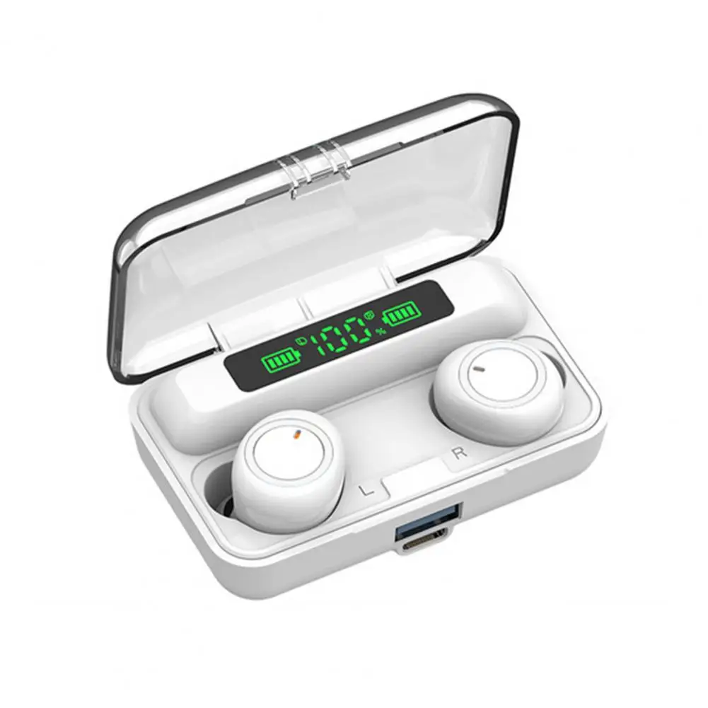 50% Off F9-3 Bluetooth наушники цифровой Дисплей стабильная передача эргономичный
