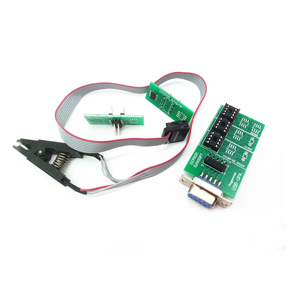 USB программатор UPA V1.3 плата Eeprom диагностический инструмент ECU с чипом Soic 8con зажим