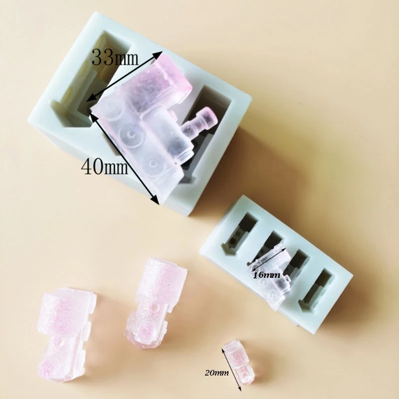 

Train Head Silicone Mold Fondant Chocolate Candy Cake Decorating Mould Baking Tray DIY Resin Crafts Casting Tool