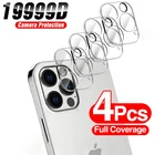 Защитный чехол с полным покрытием для объектива камеры iPhone 12 Pro Max, мини-чехол из закаленного стекла для iPhone 11 Pro Max Xs XR, защита для камеры