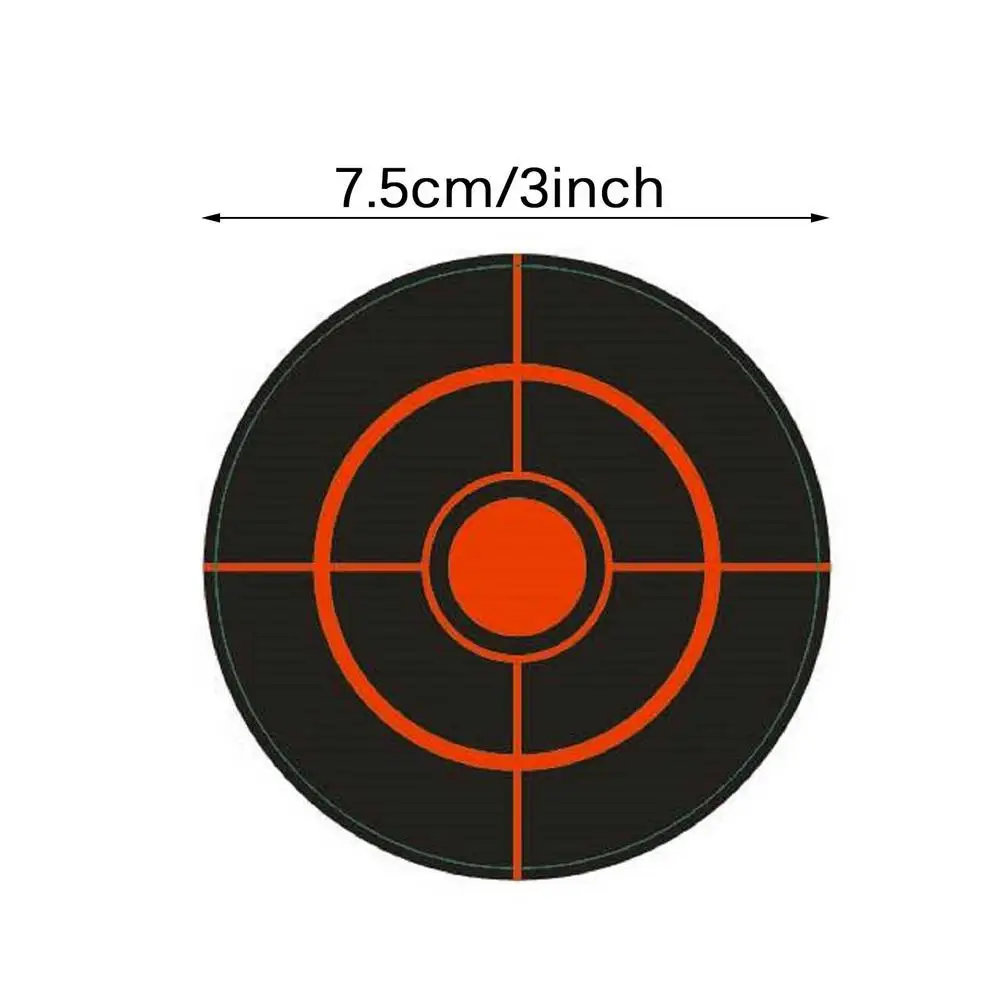 

100pcs/roll Shooting Target Adhesive Shoot Targets Splatter Reactive Stickers for Archery Bow Hunting Shooting Practice Training