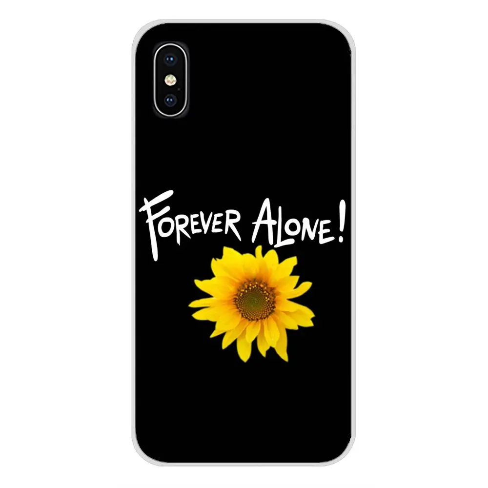 Mobile Phone Cases Cover forever alone funny words For Huawei Nova 2 3 2i 3i Y6 Y7 Y9 Prime Pro GR3 GR5 2017 2018 2019 Y5II Y6II | Мобильные