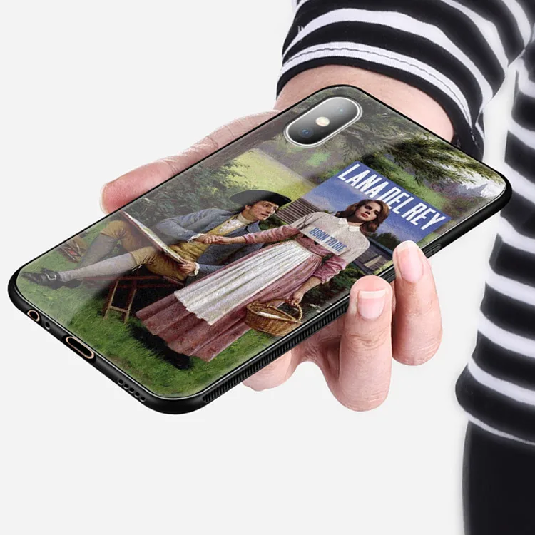 Чехол для телефона Lana Del Rey мягкий силиконовый чехол с рисунком Apple iPhone 6 6s 7 8 Plus X XR XS